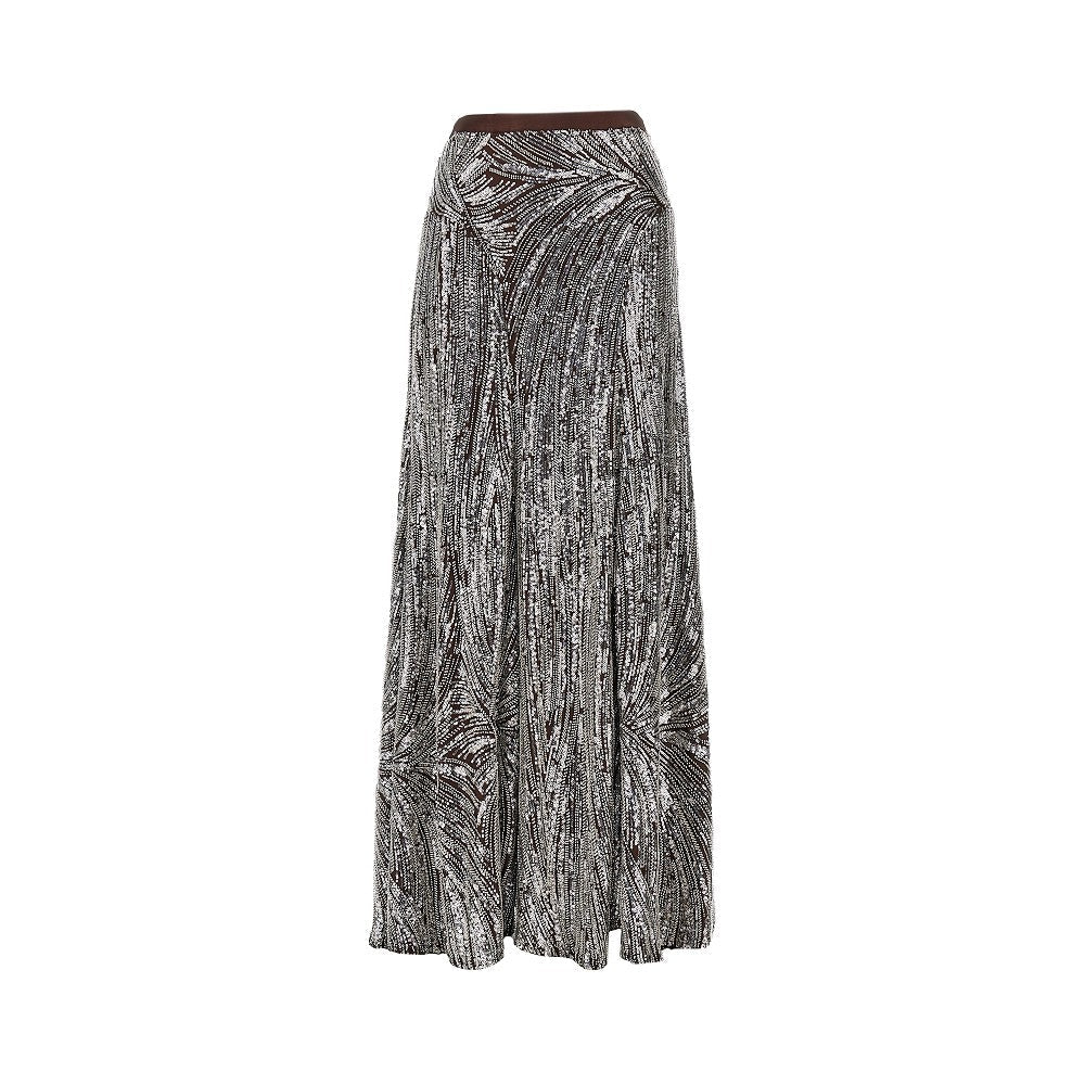 RABANNE 36 embroidered long skirt