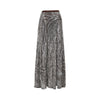 embroidered long skirt