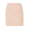 technical duchesse satin mini skirt
