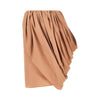 draped poplin skirt