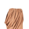 draped poplin skirt