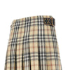 check wool mini skirt