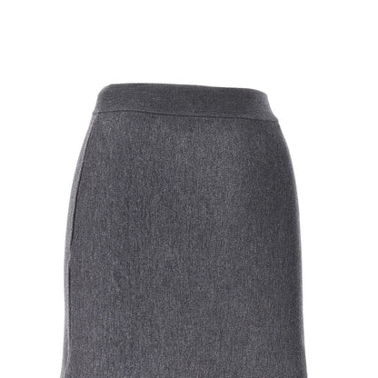 GUCCI S flared knitted midi skirt