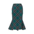 ALEXANDER MCQUEEN 40 tartan flared midi skirt