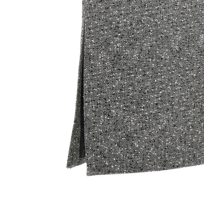 GUCCI 40 seeded wool knee-length skirt