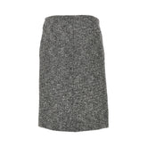 GUCCI 40 seeded wool knee-length skirt