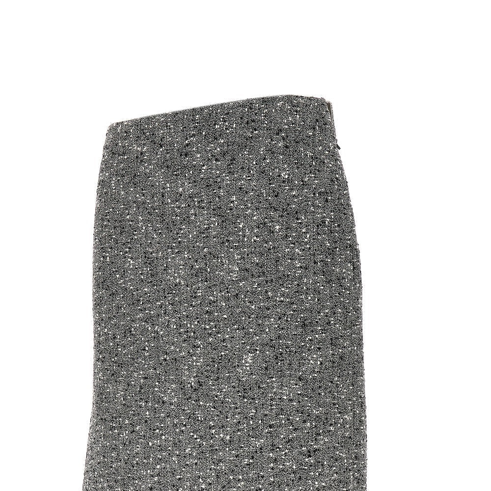 GUCCI 40 seeded wool knee-length skirt