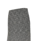 GUCCI 40 seeded wool knee-length skirt