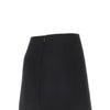 wool crepe mini skirt with double g buttons