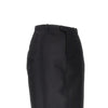 silk faille pencil skirt