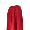 jacquard silk midi skirt