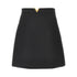 VALENTINO 40 crepe couture mini skirt