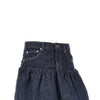 denim mini bubble skirt