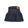 denim mini bubble skirt