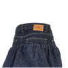 denim mini bubble skirt