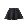 wool-blend mini skirt