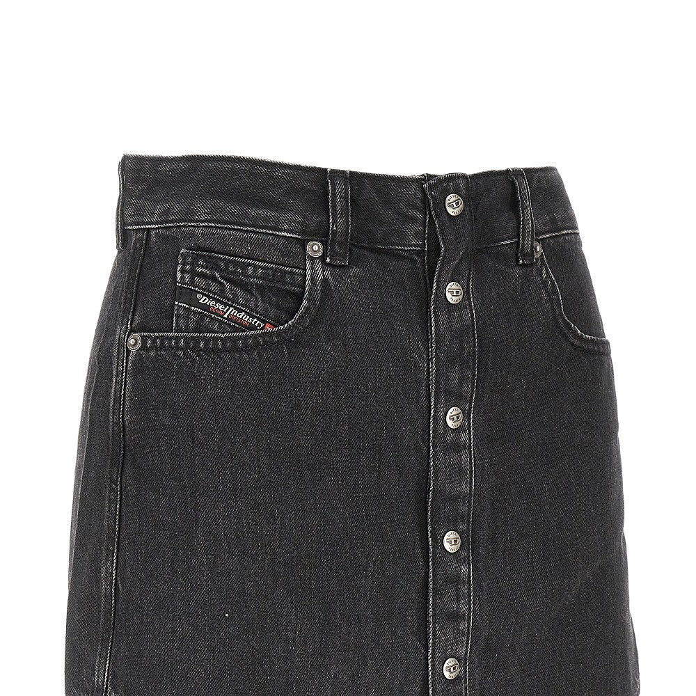 DIESEL 26 de-ard denim mini skirt
