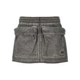 DIESEL 38 o-cean taslan fabric mini skirt