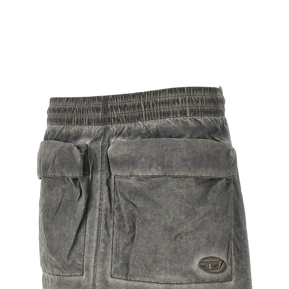 DIESEL 38 o-cean taslan fabric mini skirt