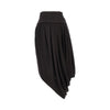 draped jersey skirt