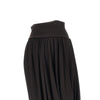 draped jersey skirt