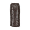 sequinned midi skirt