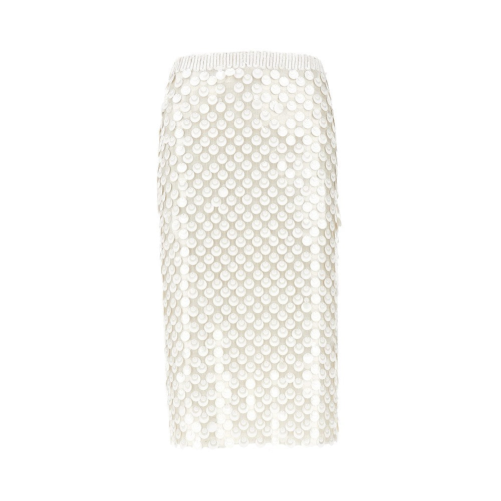 P.A.R.O.S.H. S sequinned midi skirt