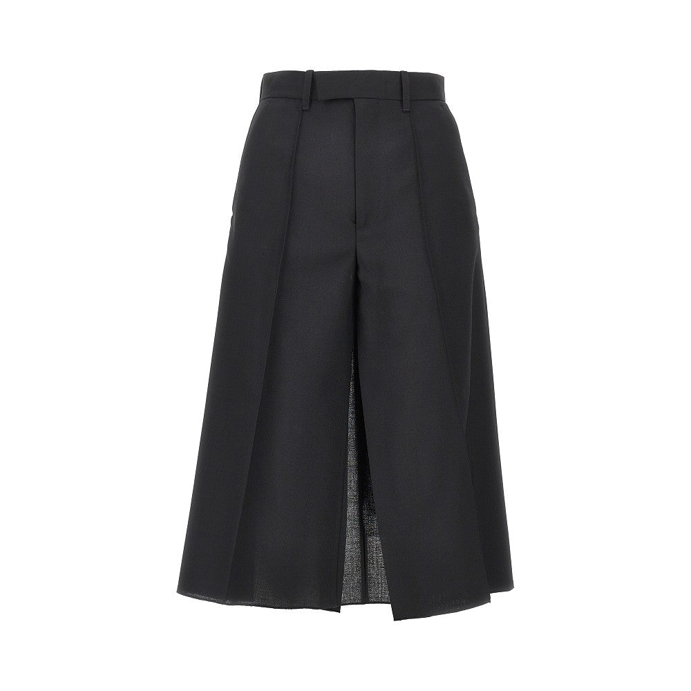 PHOEBE PHILO 36 light wool short-skirt