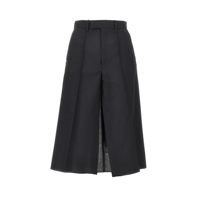 light wool short-skirt