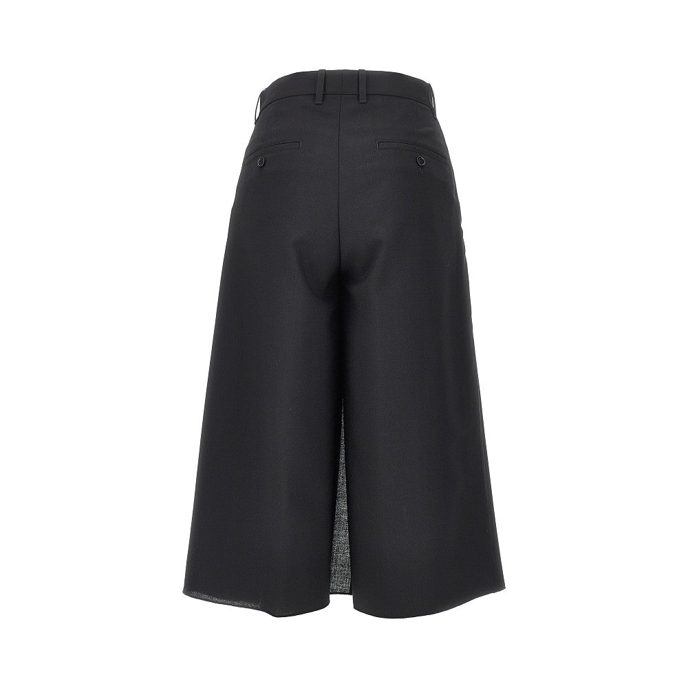 light wool short-skirt