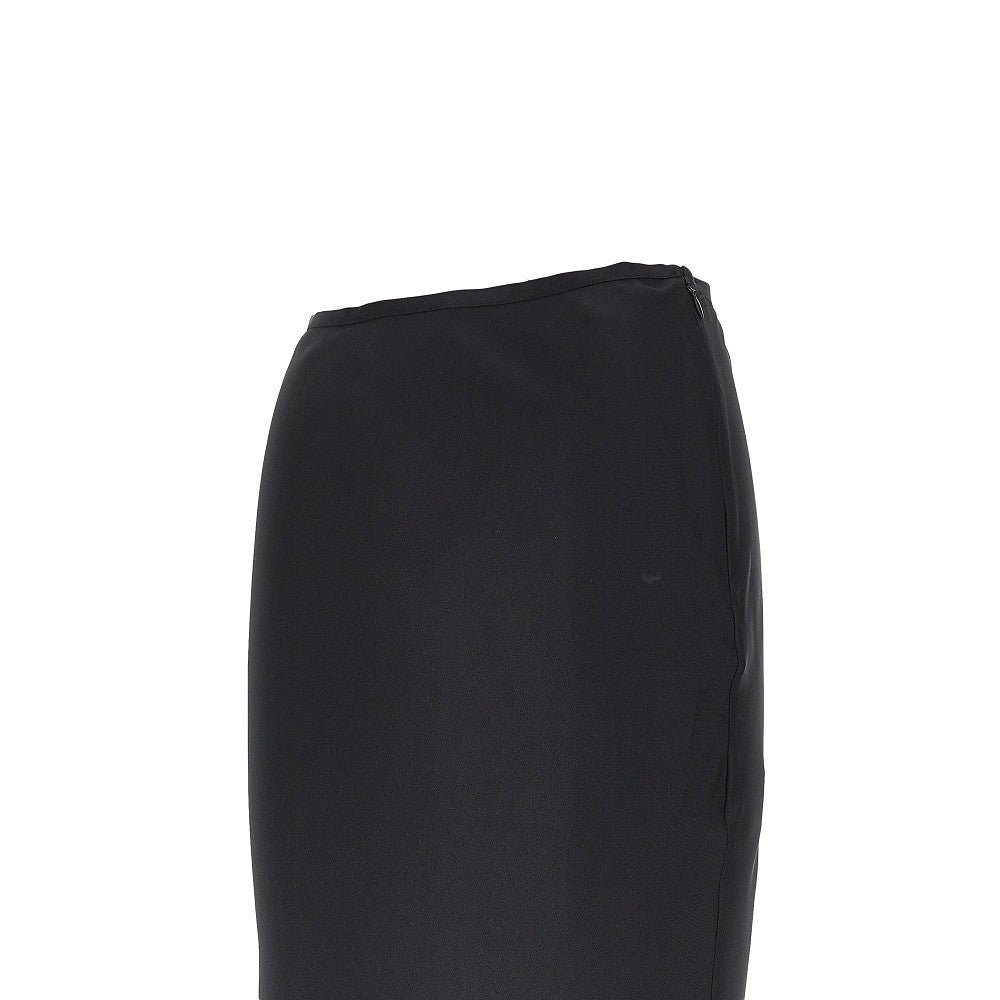 eli long silk skirt