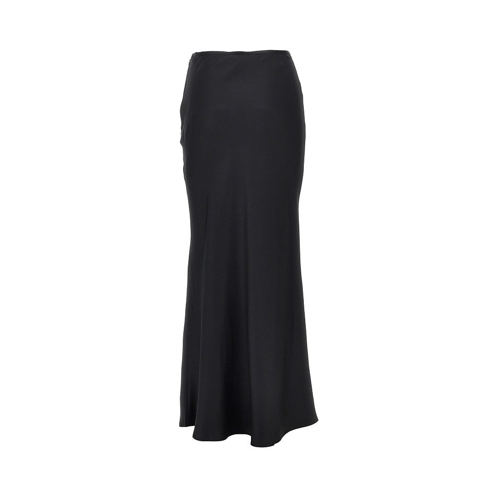 eli long silk skirt