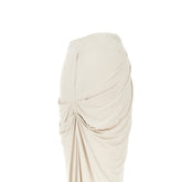 ENTIRE STUDIOS XS draped jersey long skirt