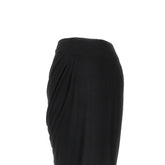 ENTIRE STUDIOS S draped jersey long skirt