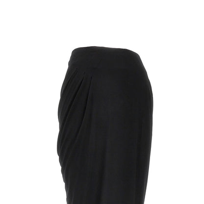 ENTIRE STUDIOS S draped jersey long skirt