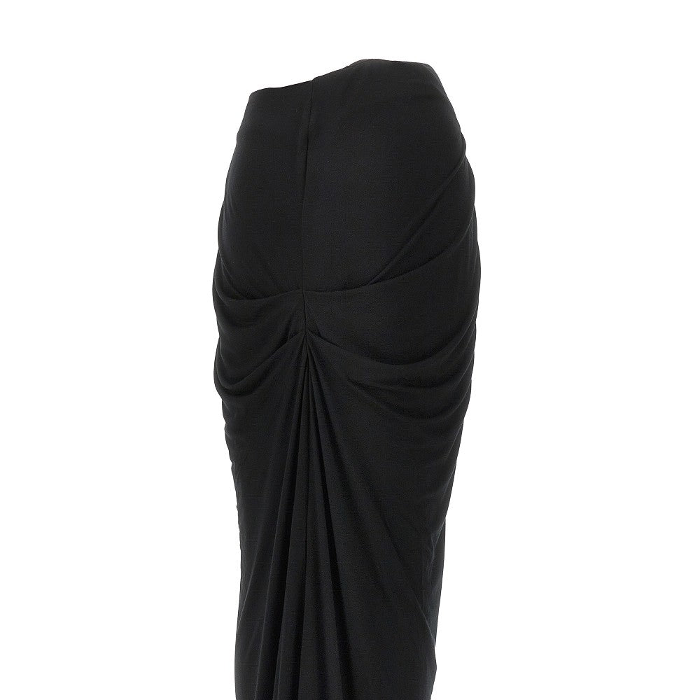 ENTIRE STUDIOS S draped jersey long skirt