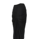 ENTIRE STUDIOS S draped jersey long skirt