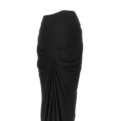 ENTIRE STUDIOS S draped jersey long skirt