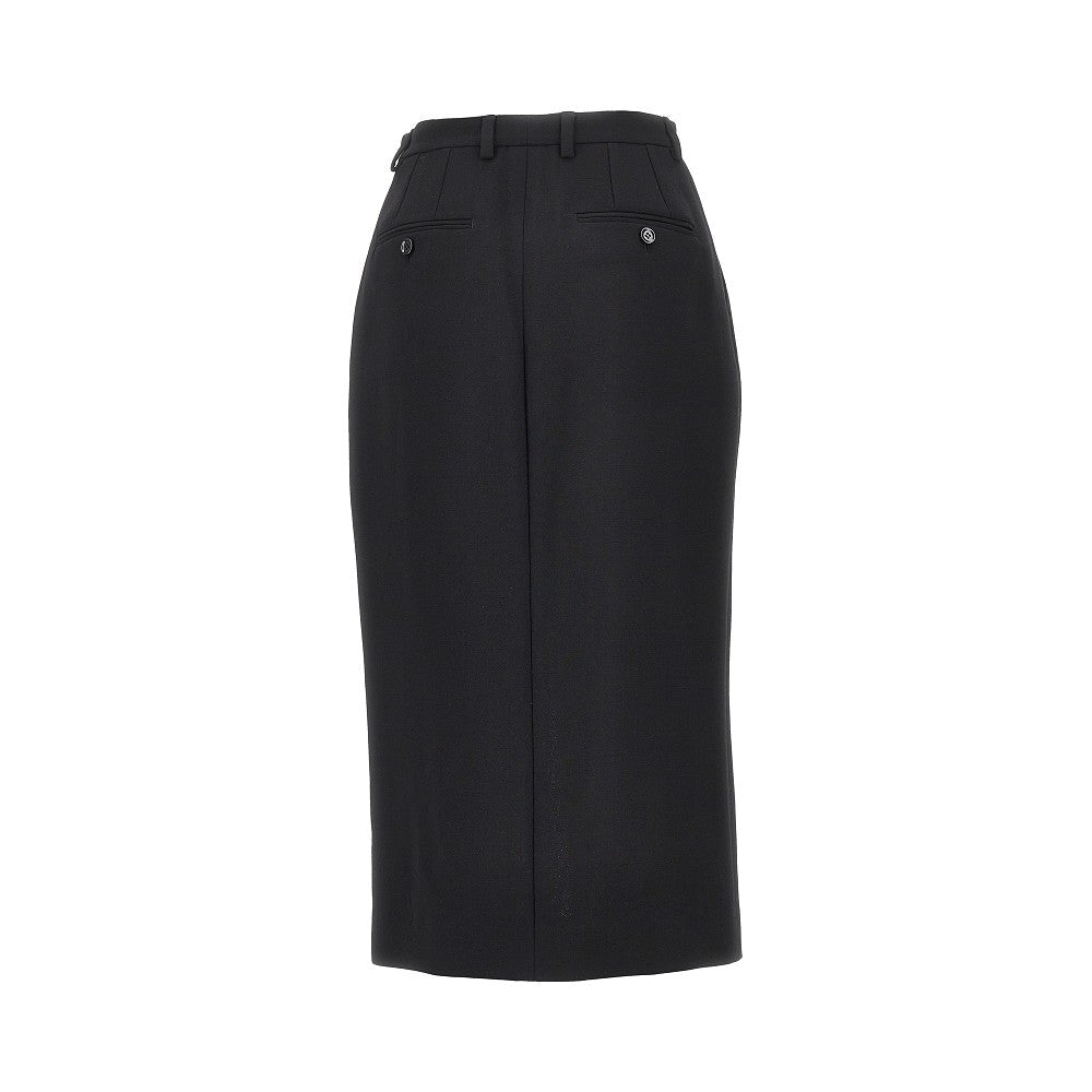 grain de poudre wool skirt