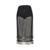 tulle midi skirt