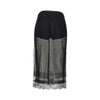 tulle midi skirt