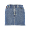 esibizionista capsule denim mini skirt