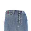 esibizionista capsule denim mini skirt
