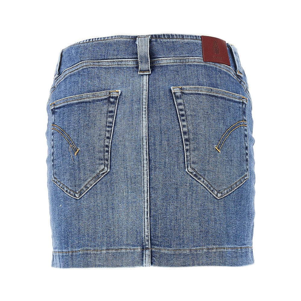 esibizionista capsule denim mini skirt
