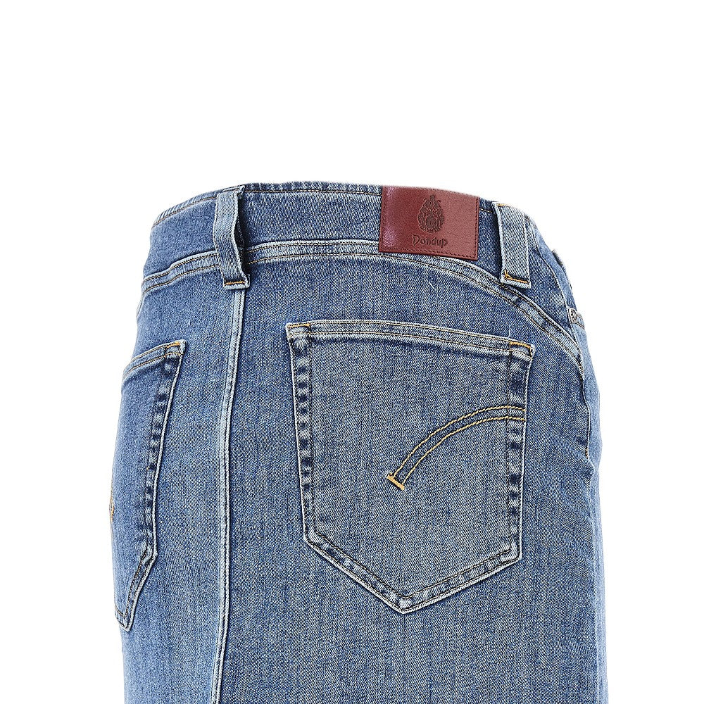 esibizionista capsule denim mini skirt
