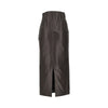 inga leather ankle-length skirt