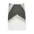 JIL SANDER 36 wool and organdy midi skirt with lace