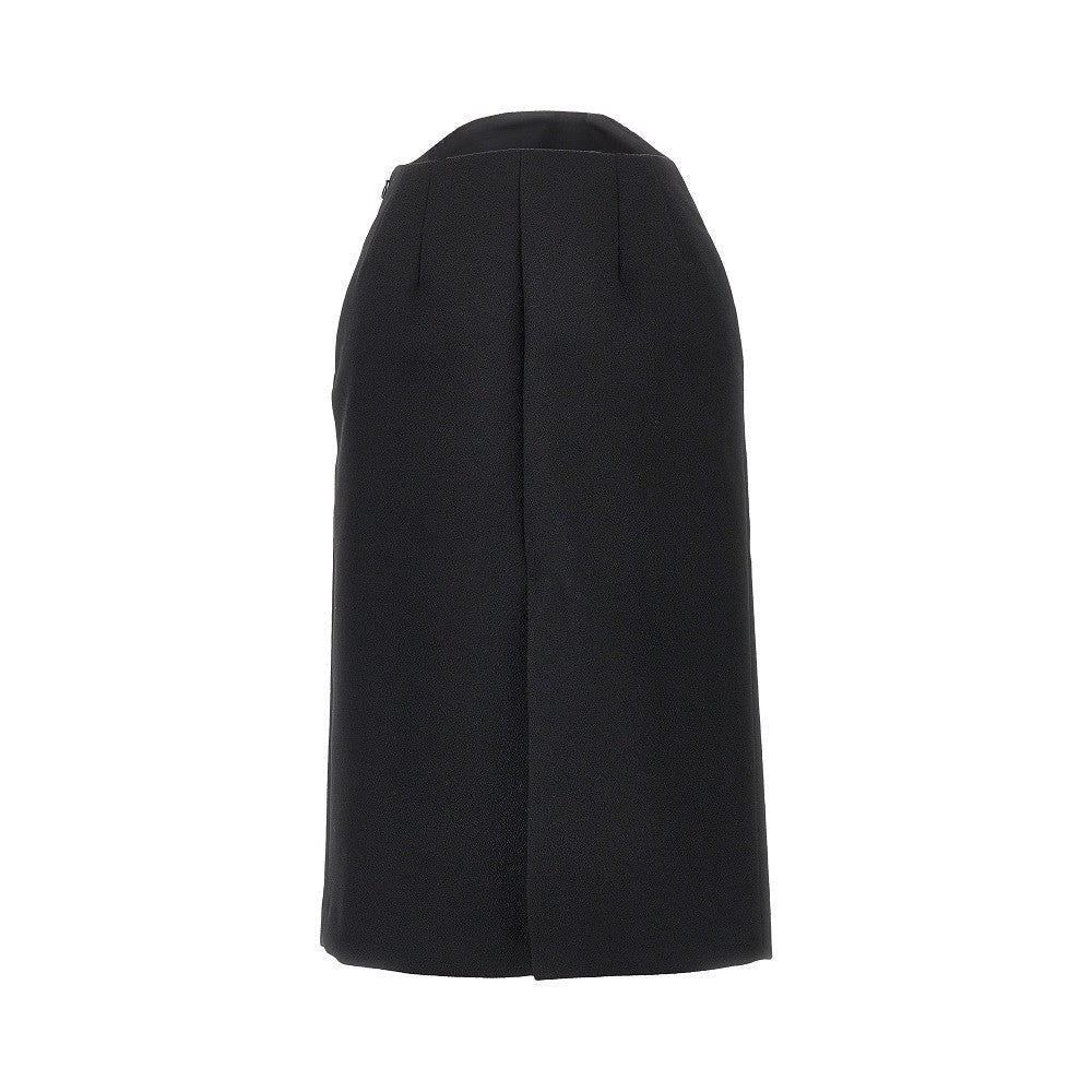 sablé wool midi skirt