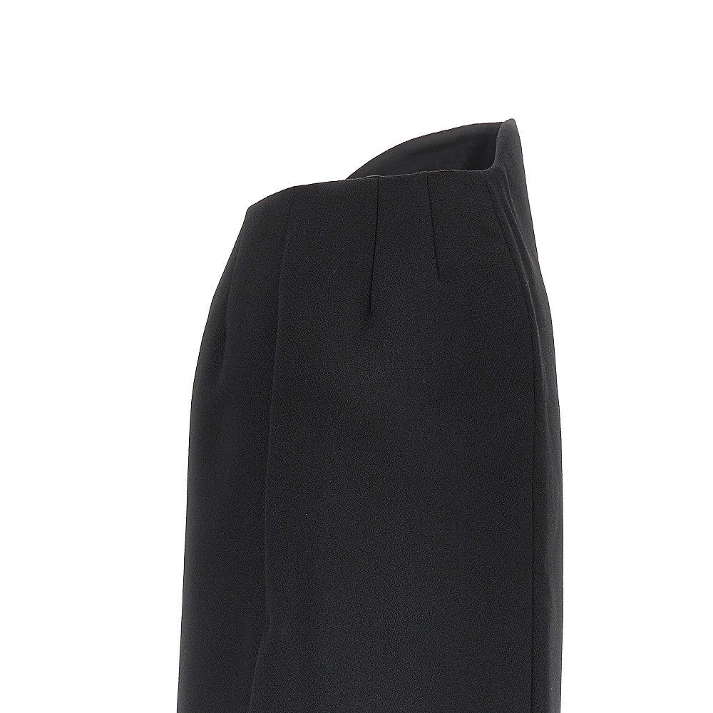 sablé wool midi skirt