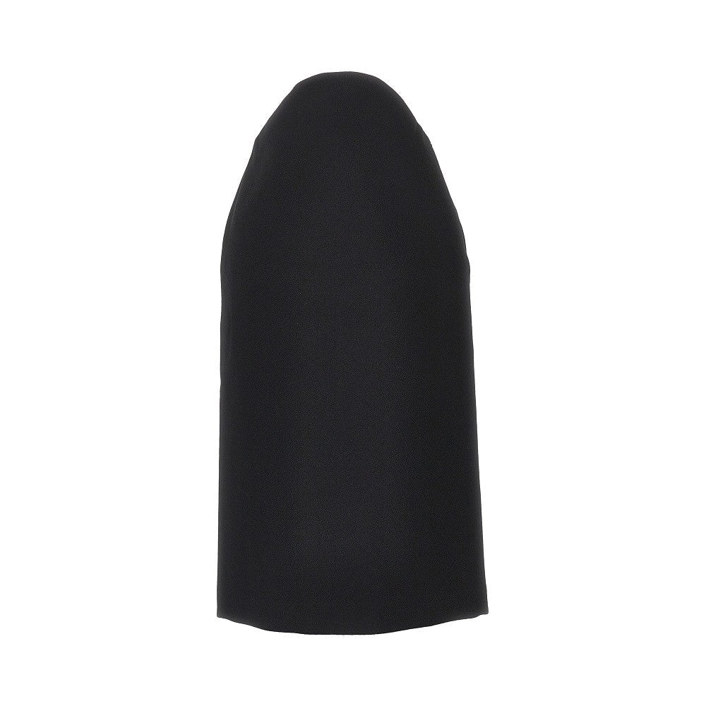 sablé wool midi skirt